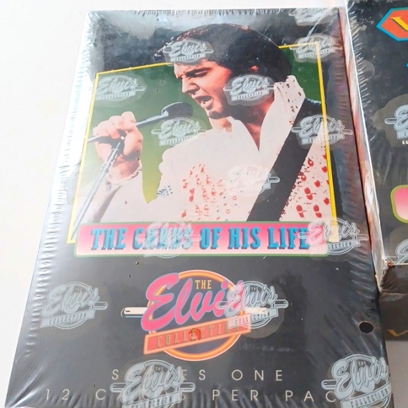 Elvis 3 factory  sealed card sets of his life - Picture 2 of 11